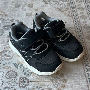 Stride Rite Black and White Kids Sneakers
